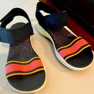 Clarks sandals with Velcro closure